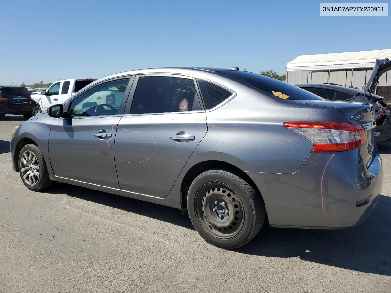 2015 Nissan Sentra S VIN: 3N1AB7AP7FY233961 Lot: 71258754