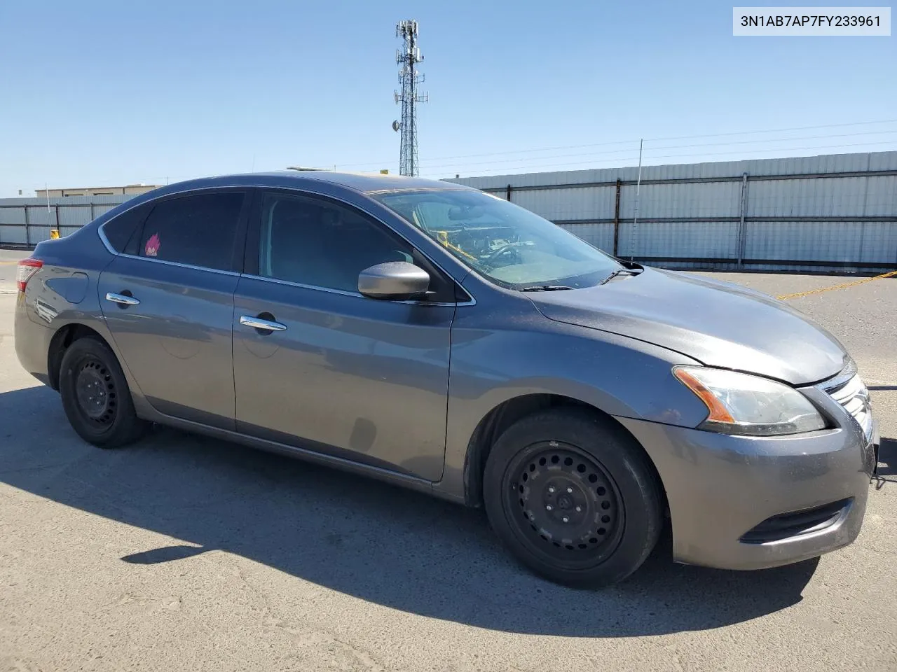 2015 Nissan Sentra S VIN: 3N1AB7AP7FY233961 Lot: 71258754