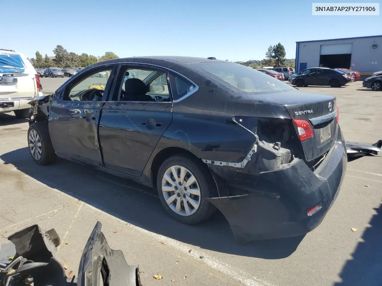 2015 Nissan Sentra S VIN: 3N1AB7AP2FY271906 Lot: 71278504