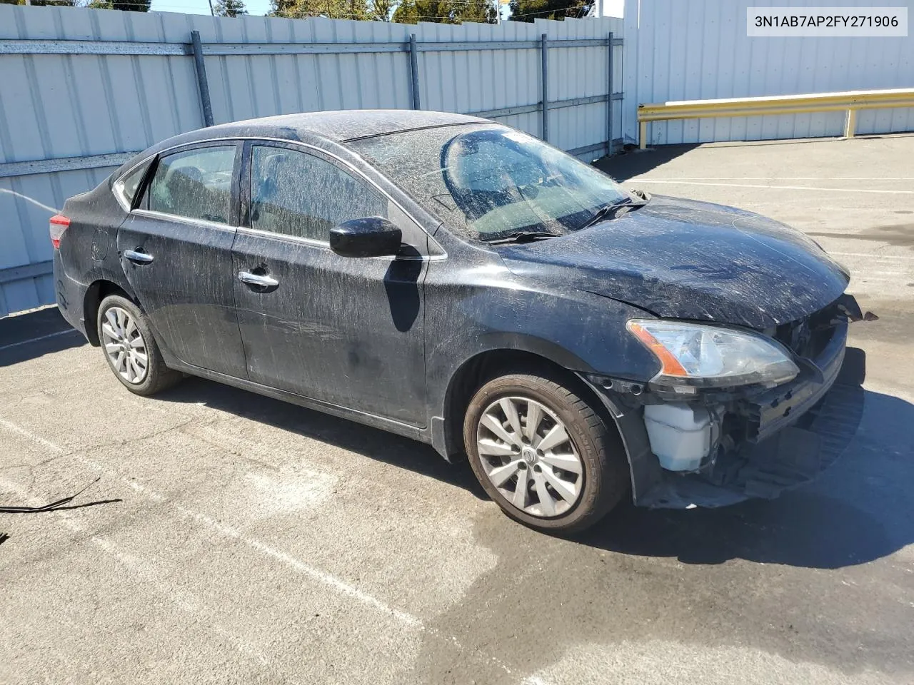 2015 Nissan Sentra S VIN: 3N1AB7AP2FY271906 Lot: 71278504