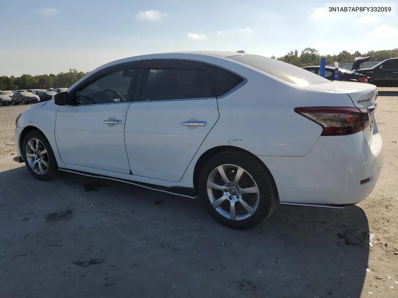 2015 Nissan Sentra S VIN: 3N1AB7AP8FY332059 Lot: 71308934