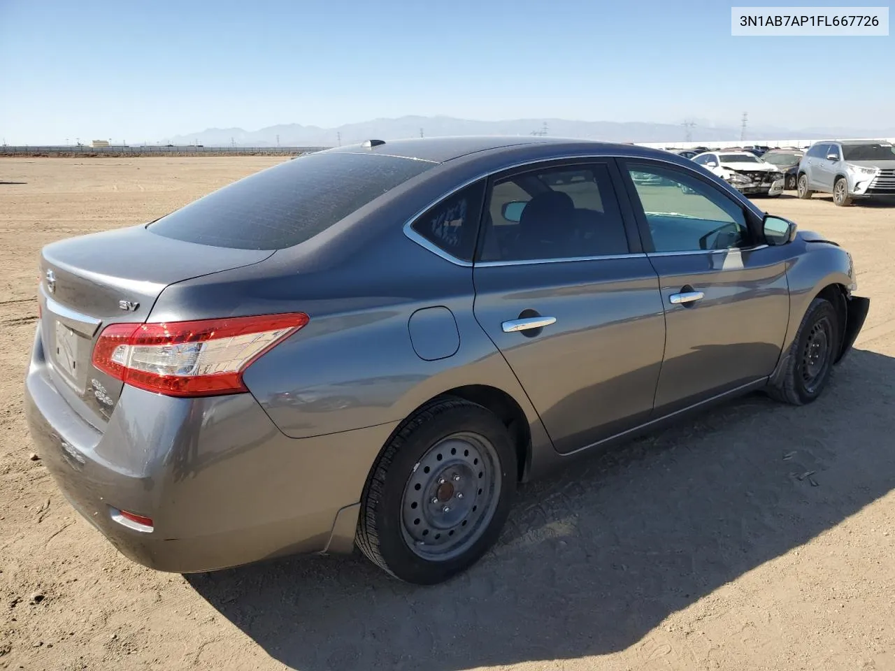 3N1AB7AP1FL667726 2015 Nissan Sentra S