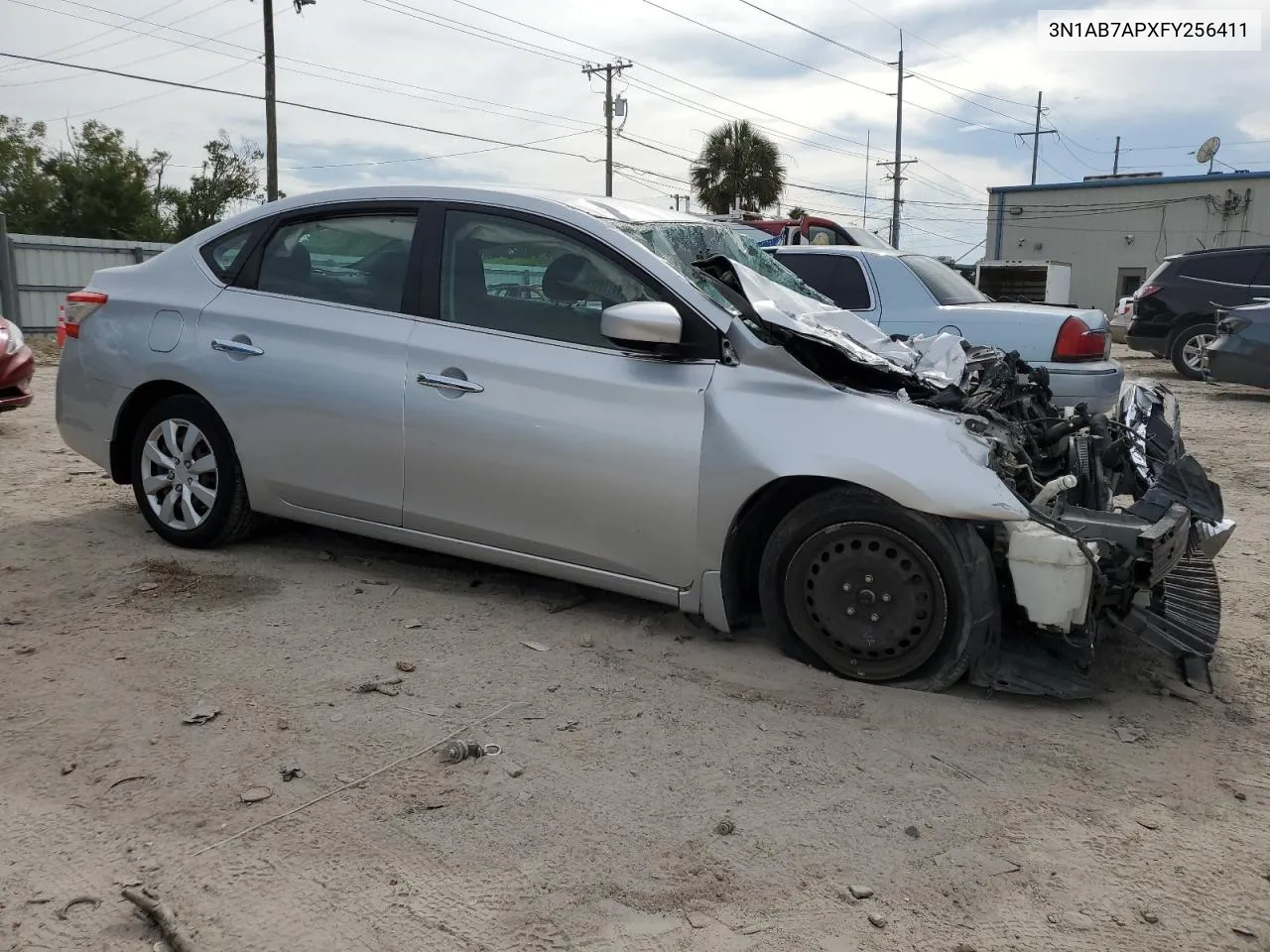 2015 Nissan Sentra S VIN: 3N1AB7APXFY256411 Lot: 71459214