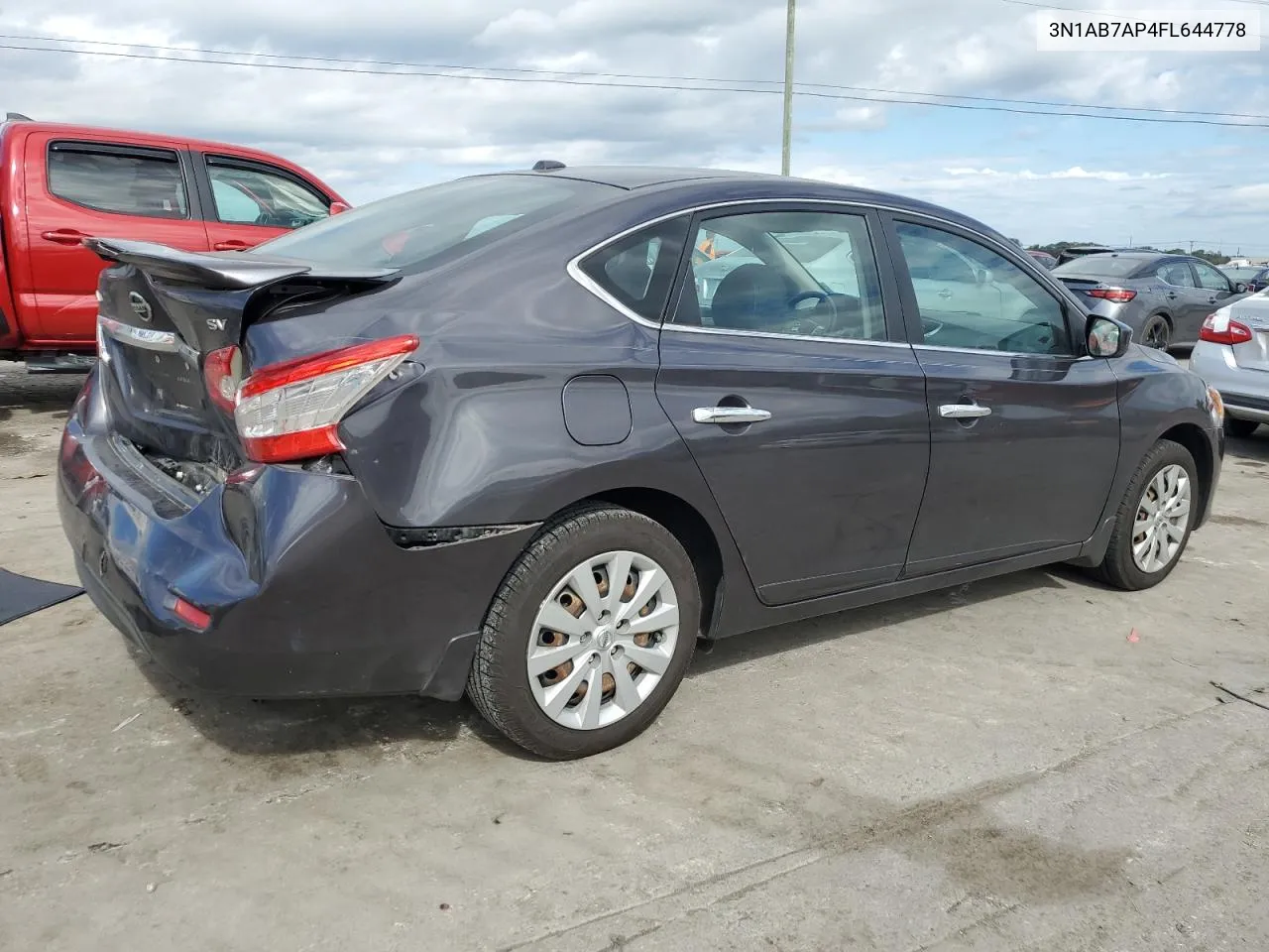 3N1AB7AP4FL644778 2015 Nissan Sentra S