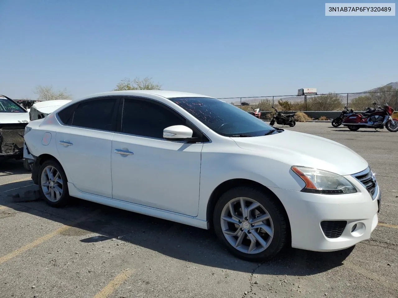 2015 Nissan Sentra S VIN: 3N1AB7AP6FY320489 Lot: 71646184