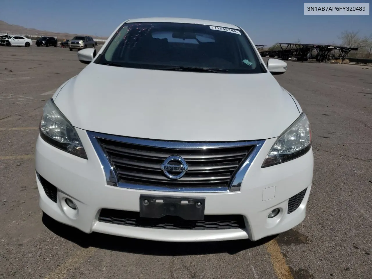 2015 Nissan Sentra S VIN: 3N1AB7AP6FY320489 Lot: 71646184