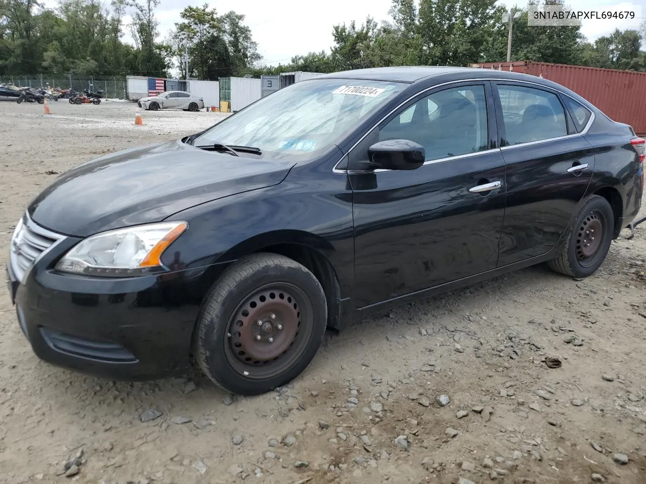 3N1AB7APXFL694679 2015 Nissan Sentra S