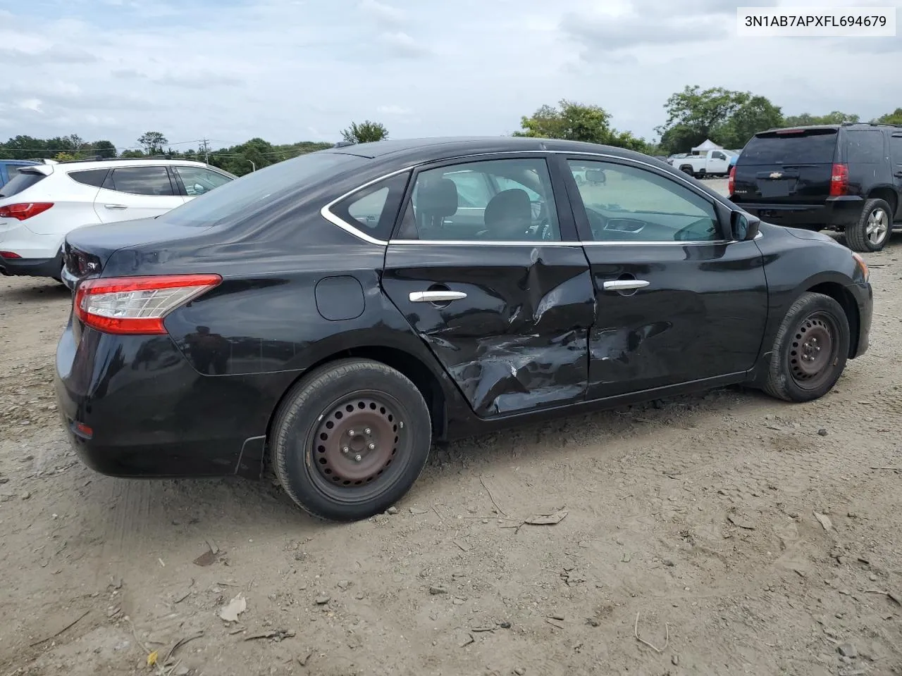 3N1AB7APXFL694679 2015 Nissan Sentra S