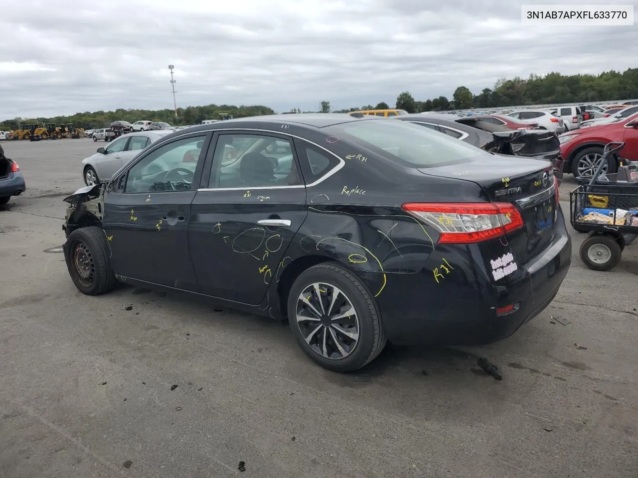 3N1AB7APXFL633770 2015 Nissan Sentra S