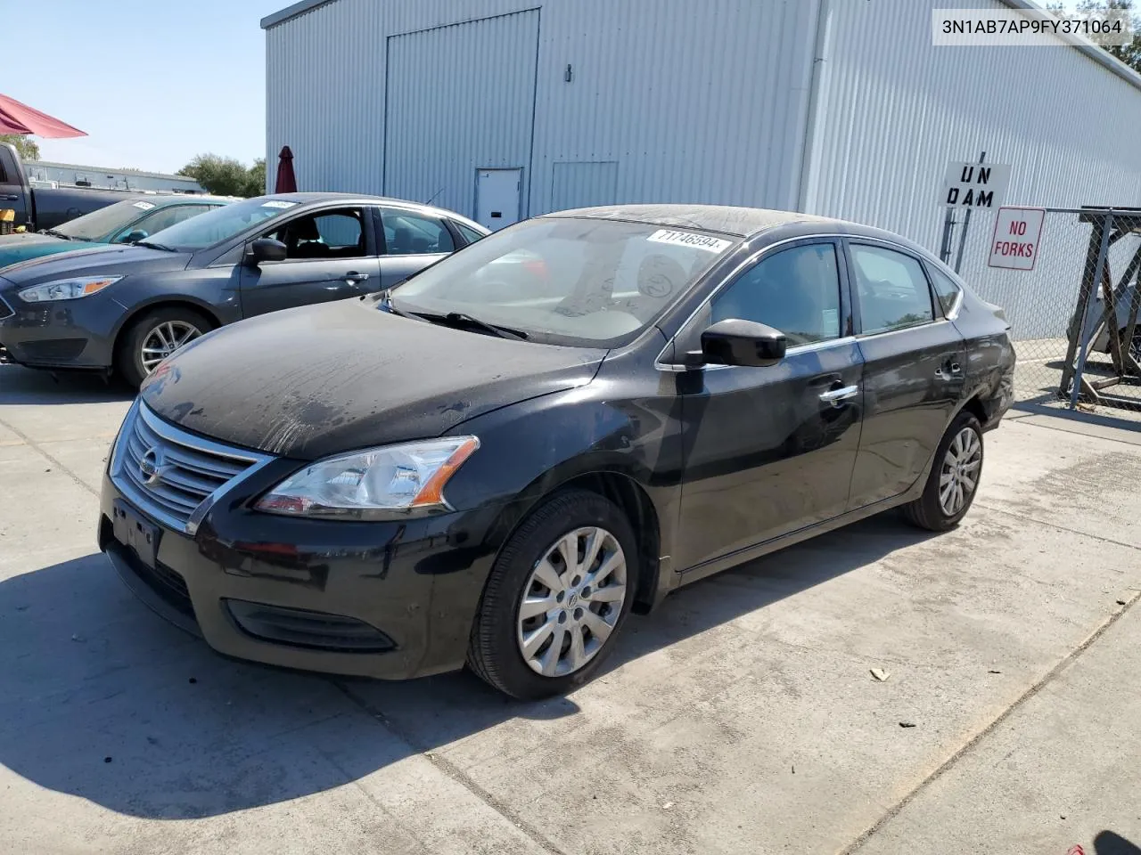 2015 Nissan Sentra S VIN: 3N1AB7AP9FY371064 Lot: 71746594