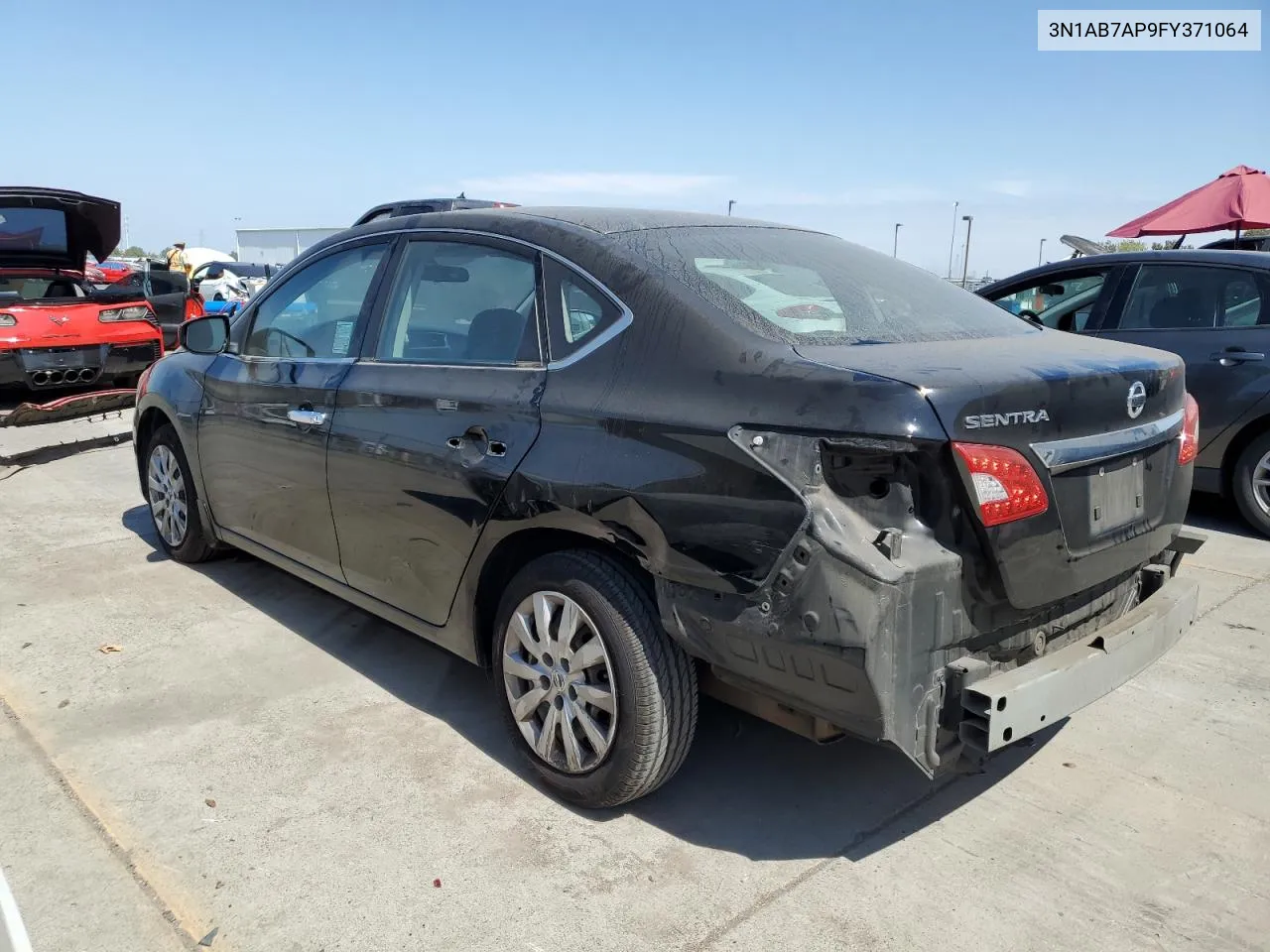 2015 Nissan Sentra S VIN: 3N1AB7AP9FY371064 Lot: 71746594