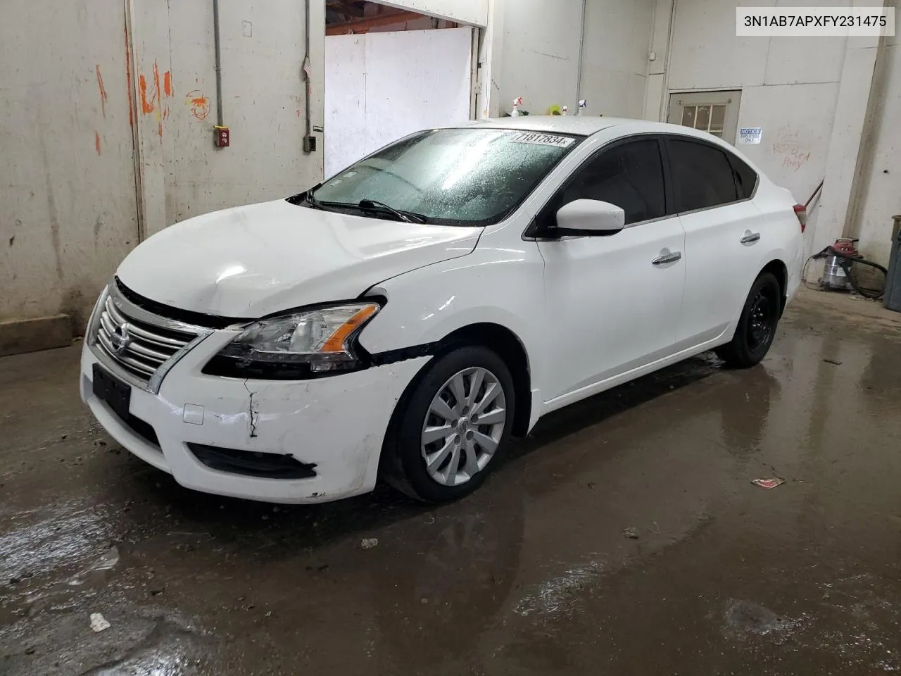 2015 Nissan Sentra S VIN: 3N1AB7APXFY231475 Lot: 71817834