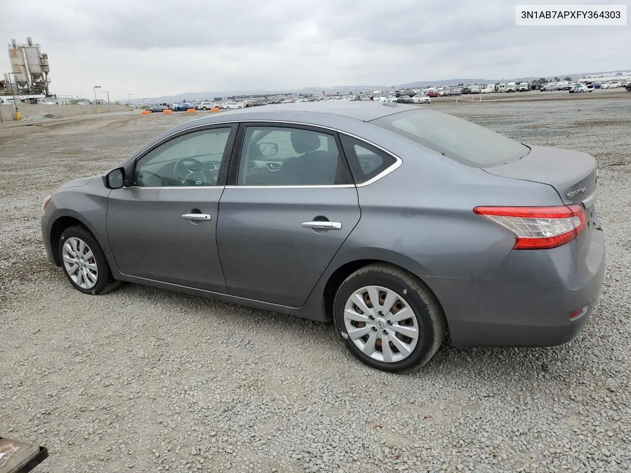 2015 Nissan Sentra S VIN: 3N1AB7APXFY364303 Lot: 71878394