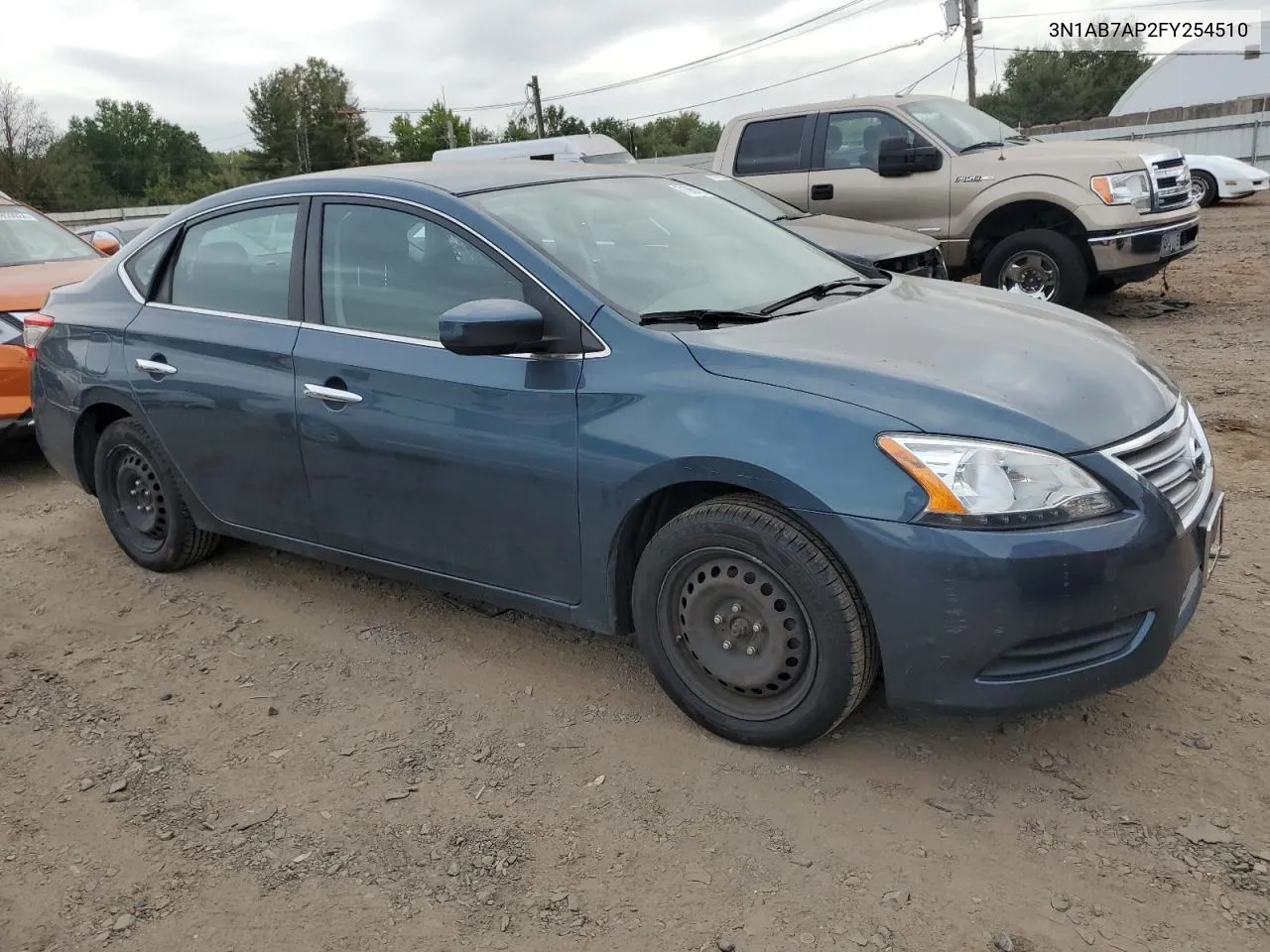 2015 Nissan Sentra S VIN: 3N1AB7AP2FY254510 Lot: 71960114