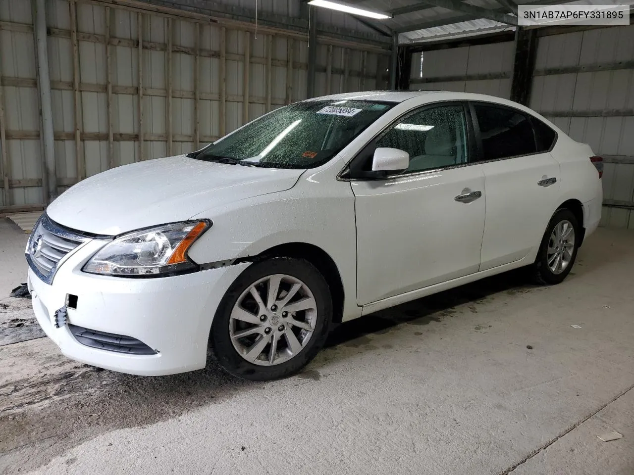 3N1AB7AP6FY331895 2015 Nissan Sentra S