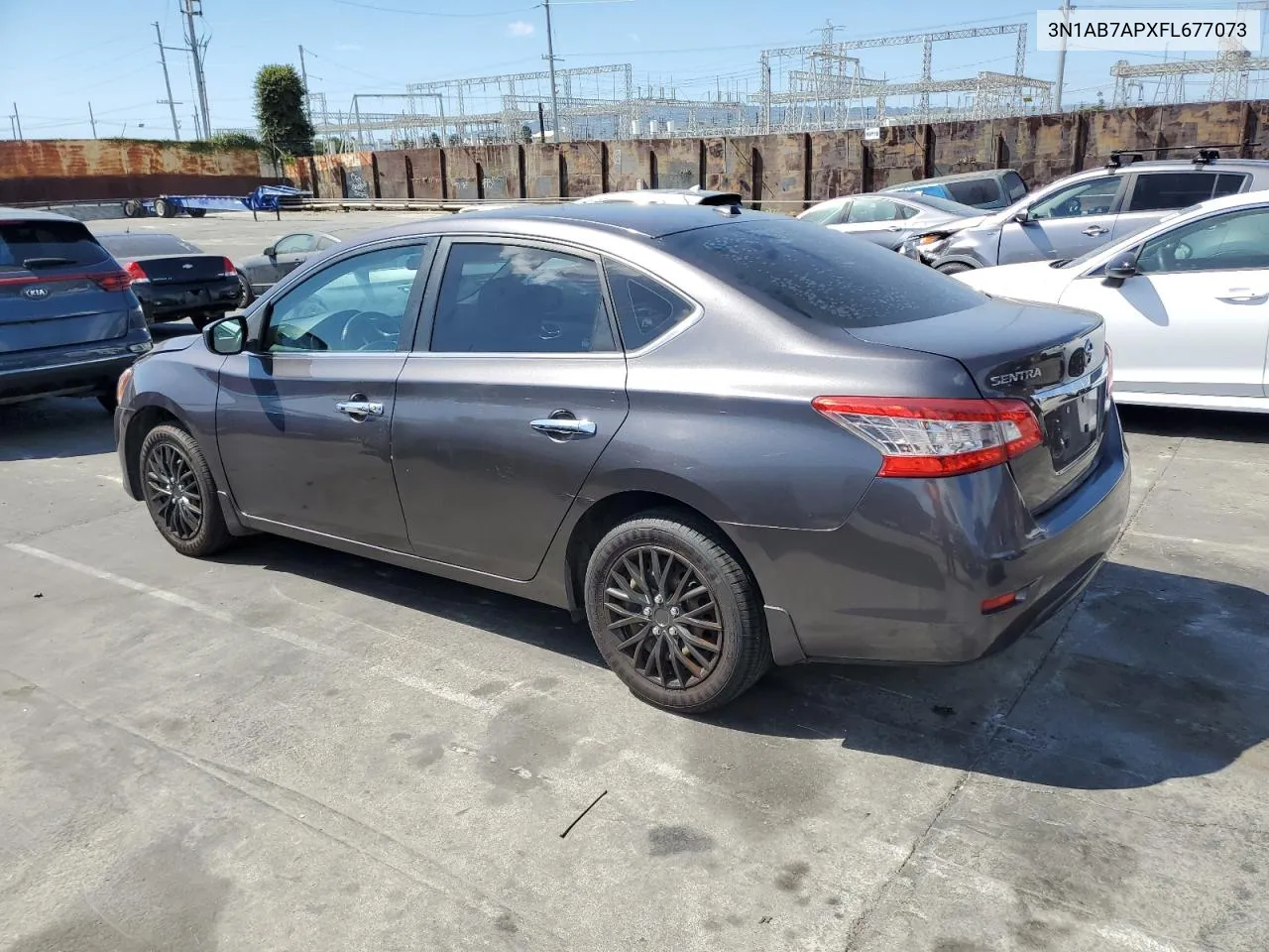 2015 Nissan Sentra S VIN: 3N1AB7APXFL677073 Lot: 72079704