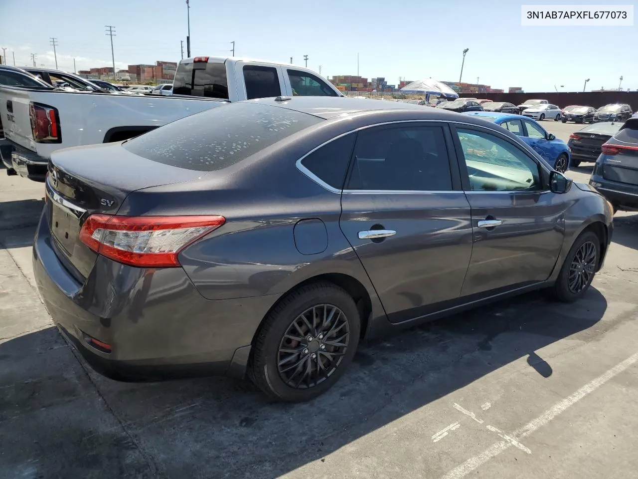 2015 Nissan Sentra S VIN: 3N1AB7APXFL677073 Lot: 72079704