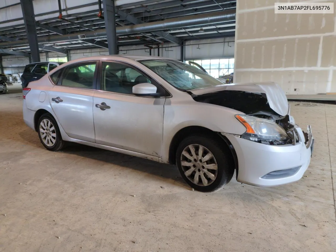 2015 Nissan Sentra S VIN: 3N1AB7AP2FL695776 Lot: 72098554