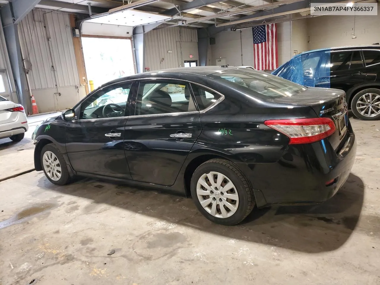 2015 Nissan Sentra S VIN: 3N1AB7AP4FY366337 Lot: 72124414