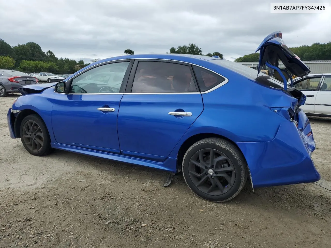 2015 Nissan Sentra S VIN: 3N1AB7AP7FY347426 Lot: 72453694