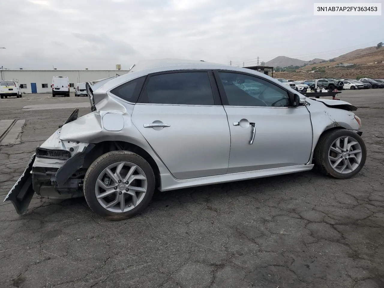 2015 Nissan Sentra S VIN: 3N1AB7AP2FY363453 Lot: 72465634