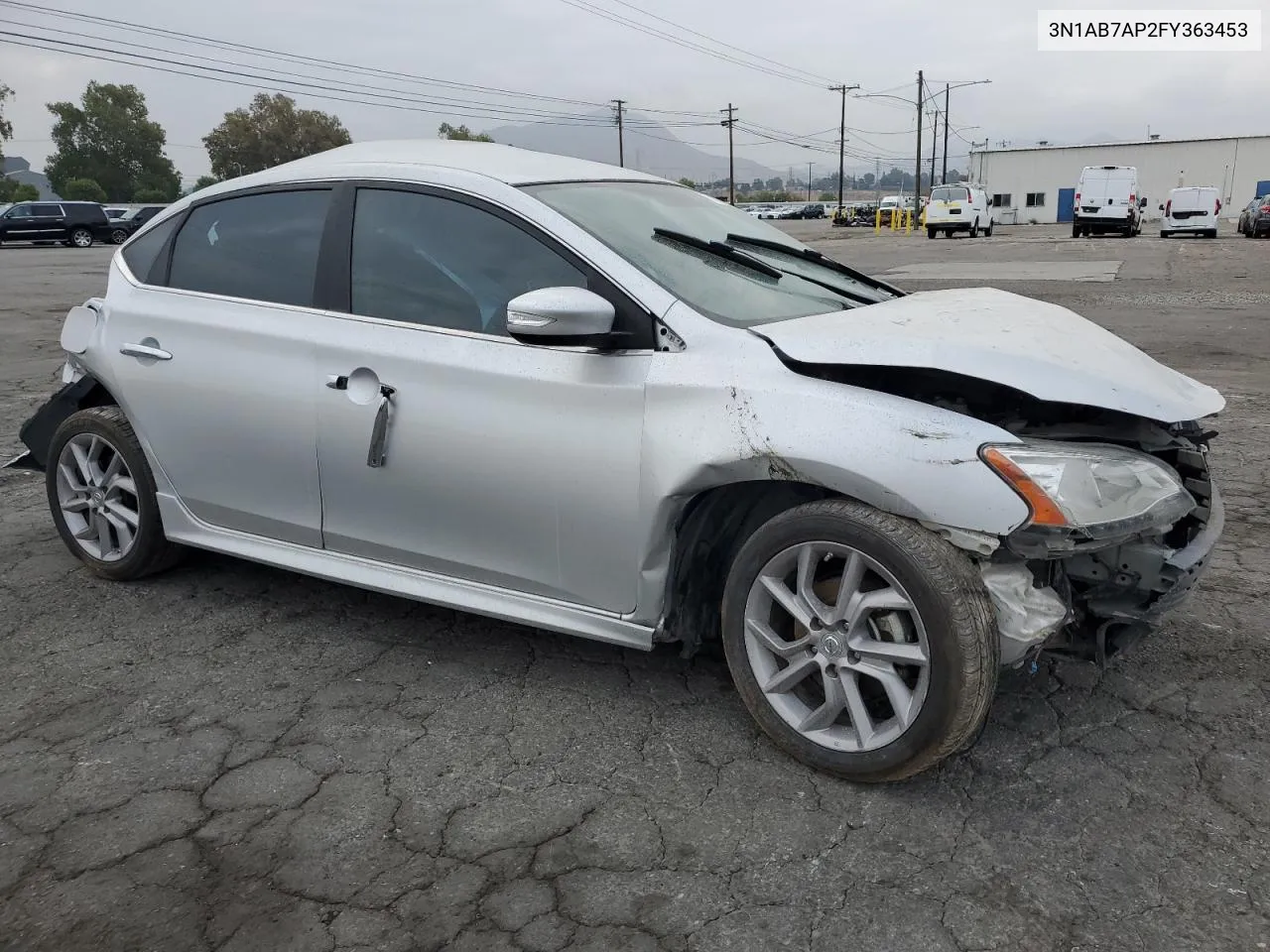 2015 Nissan Sentra S VIN: 3N1AB7AP2FY363453 Lot: 72465634