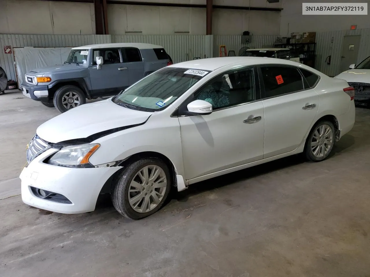 2015 Nissan Sentra S VIN: 3N1AB7AP2FY372119 Lot: 72532844