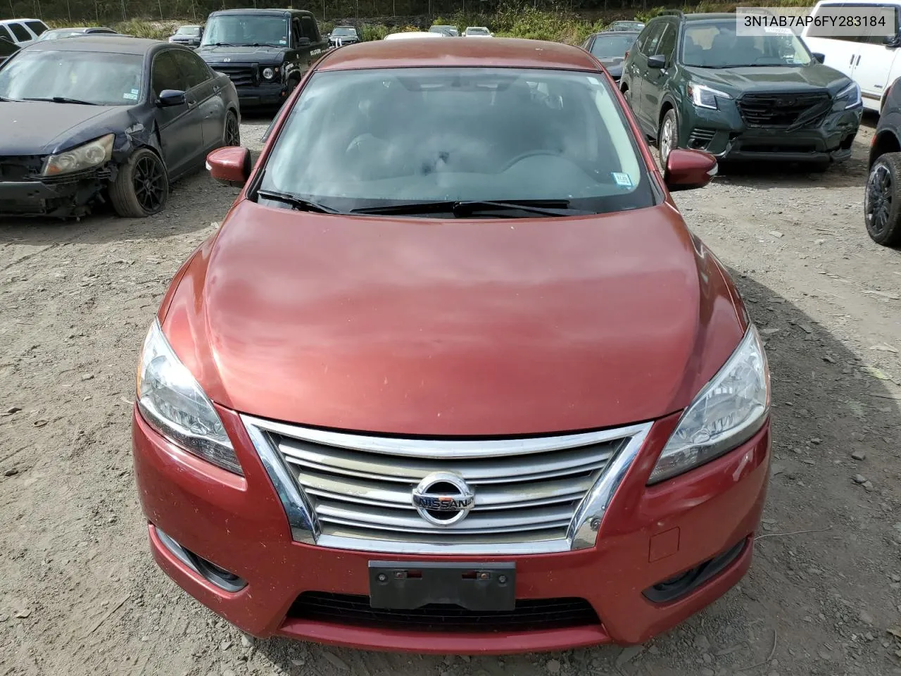 2015 Nissan Sentra S VIN: 3N1AB7AP6FY283184 Lot: 72777474