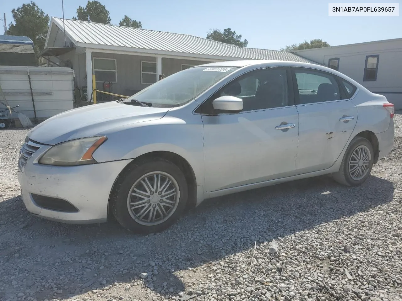 2015 Nissan Sentra S VIN: 3N1AB7AP0FL639657 Lot: 72815154