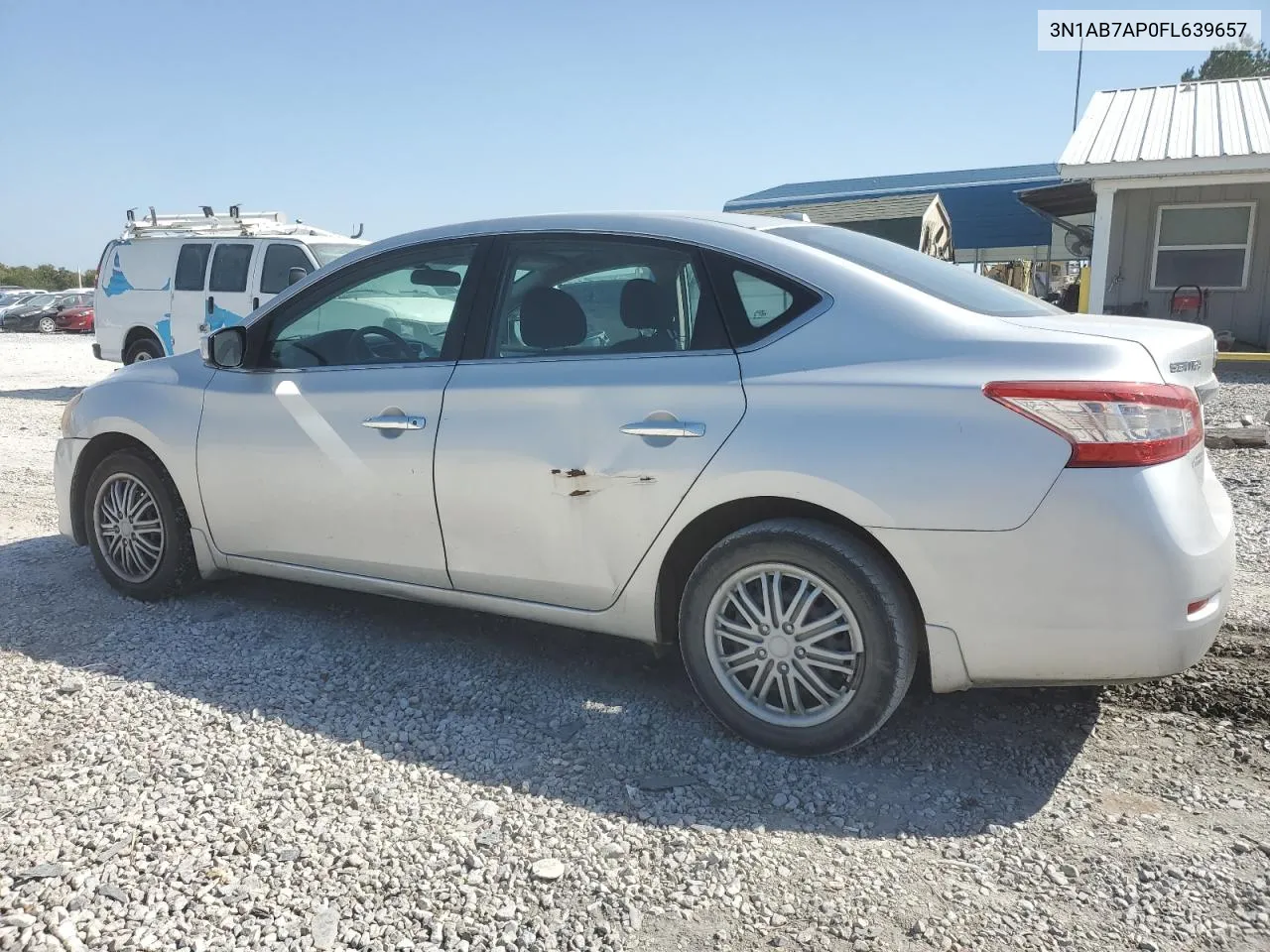 2015 Nissan Sentra S VIN: 3N1AB7AP0FL639657 Lot: 72815154