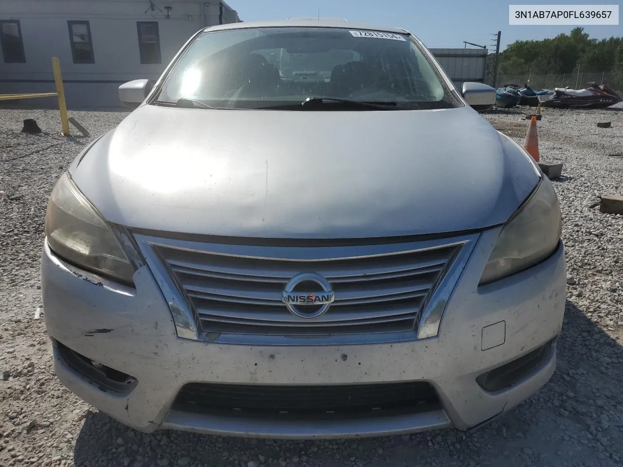 2015 Nissan Sentra S VIN: 3N1AB7AP0FL639657 Lot: 72815154