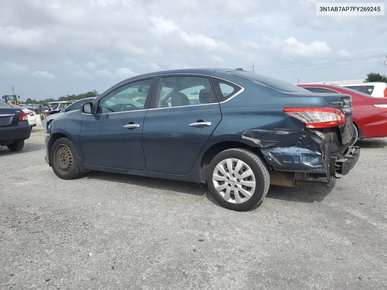 2015 Nissan Sentra S VIN: 3N1AB7AP7FY269245 Lot: 72920444