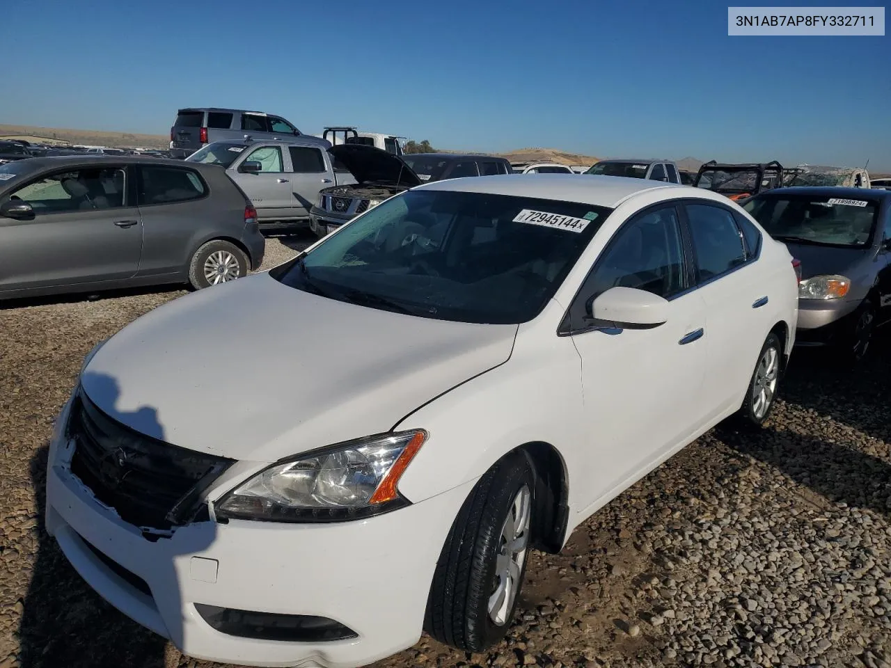 3N1AB7AP8FY332711 2015 Nissan Sentra S