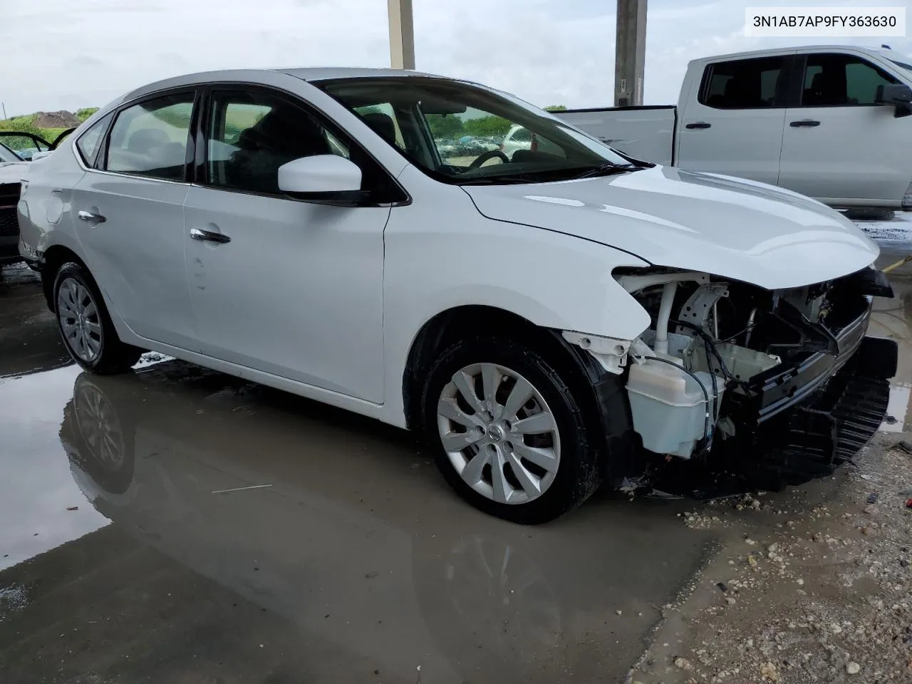 2015 Nissan Sentra S VIN: 3N1AB7AP9FY363630 Lot: 73010904