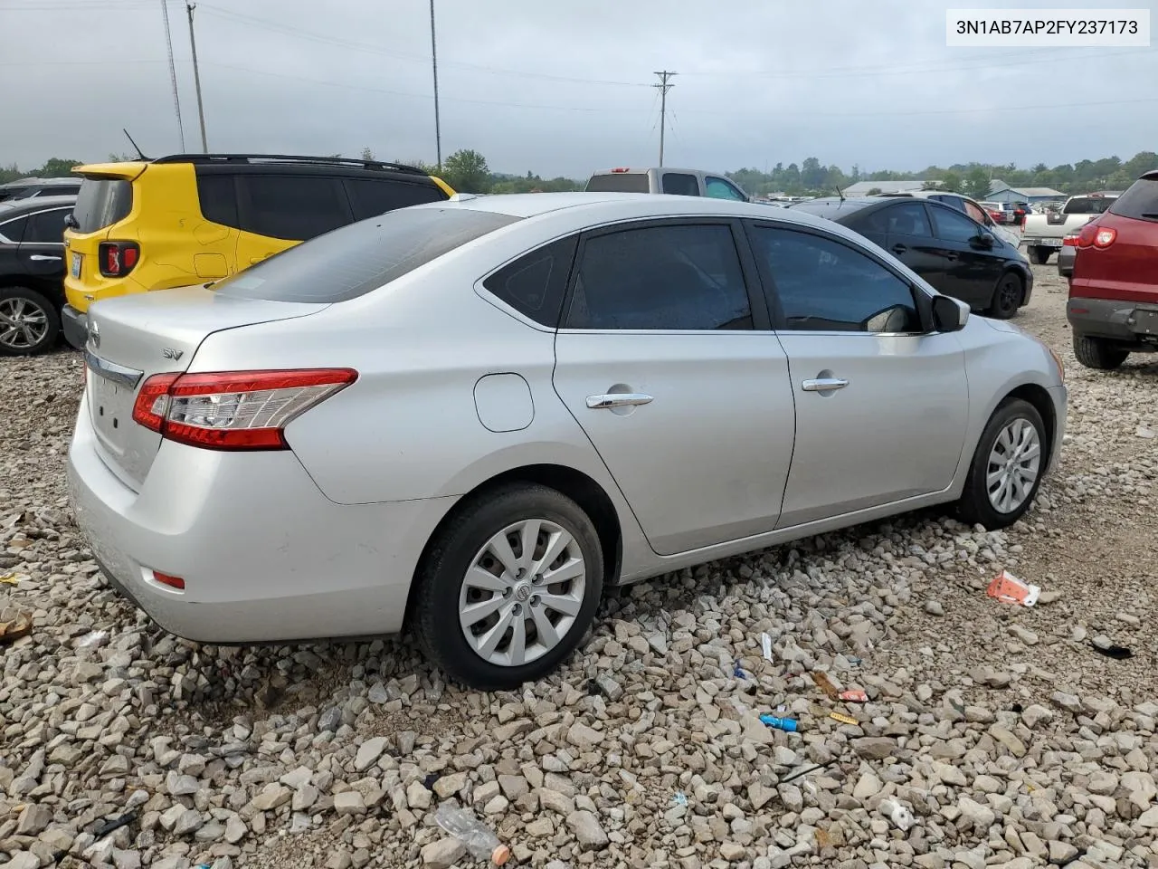 2015 Nissan Sentra S VIN: 3N1AB7AP2FY237173 Lot: 73020174