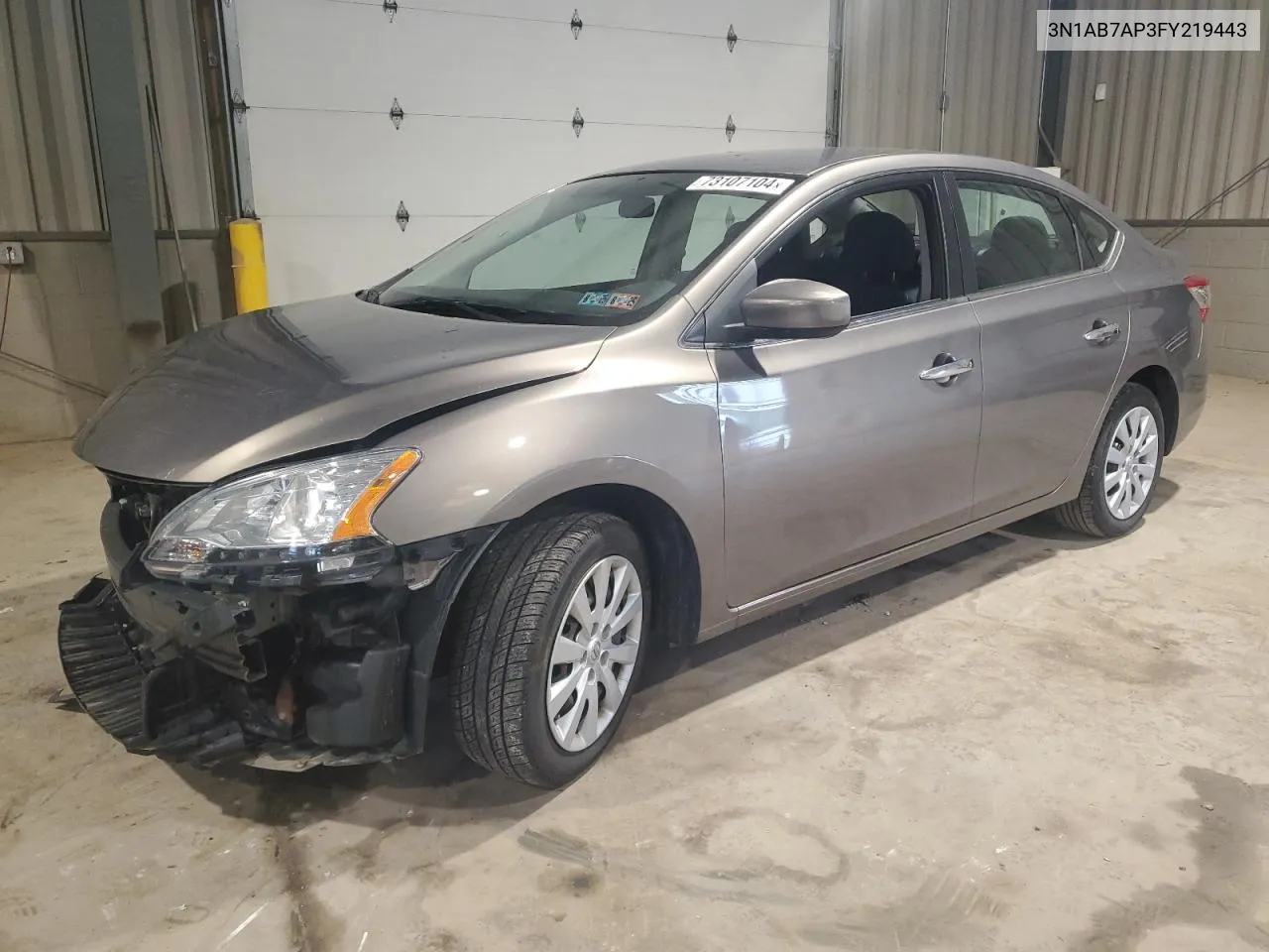 3N1AB7AP3FY219443 2015 Nissan Sentra S