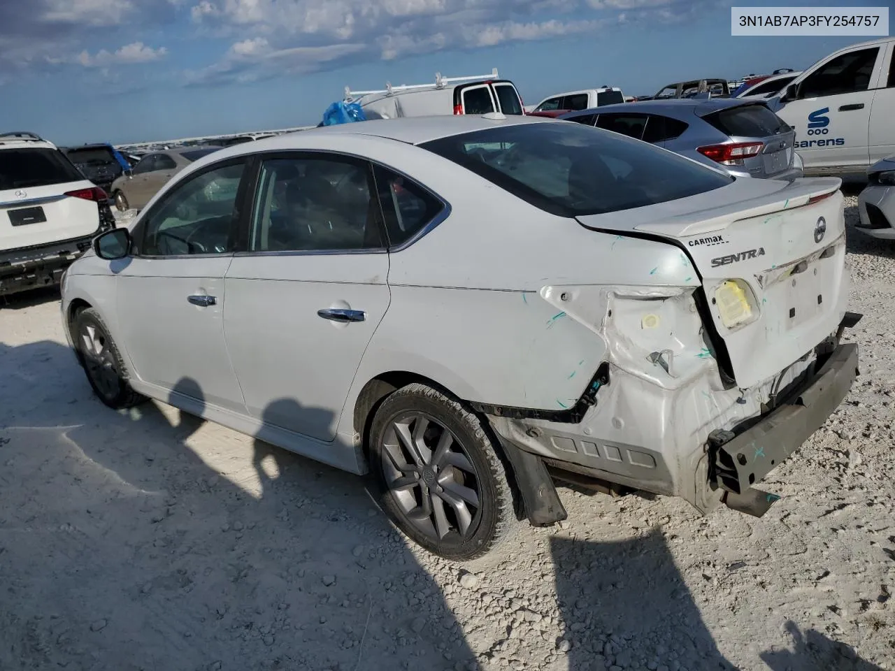 2015 Nissan Sentra S VIN: 3N1AB7AP3FY254757 Lot: 73183654