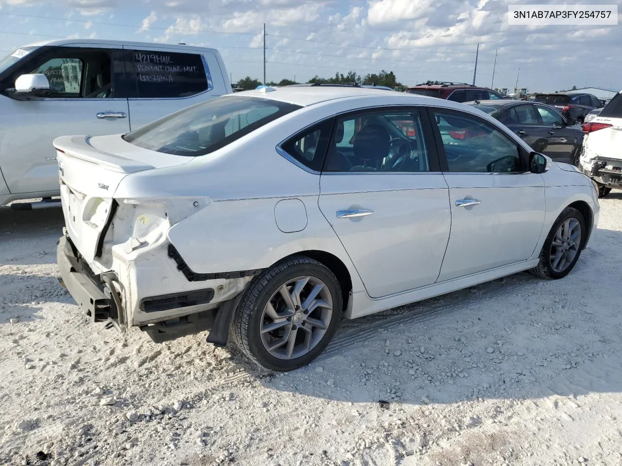 2015 Nissan Sentra S VIN: 3N1AB7AP3FY254757 Lot: 73183654