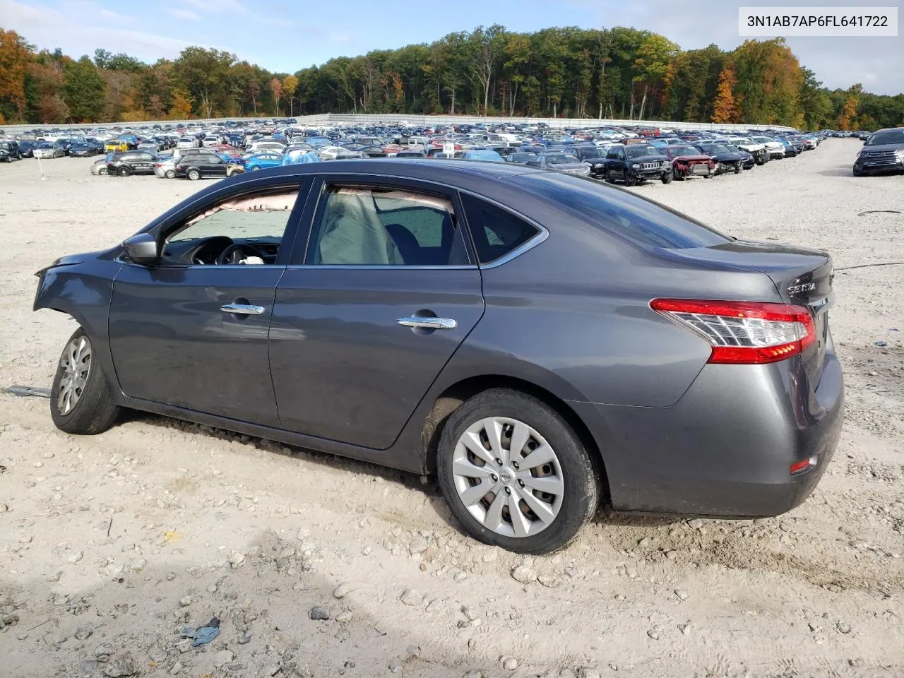 2015 Nissan Sentra S VIN: 3N1AB7AP6FL641722 Lot: 73411844