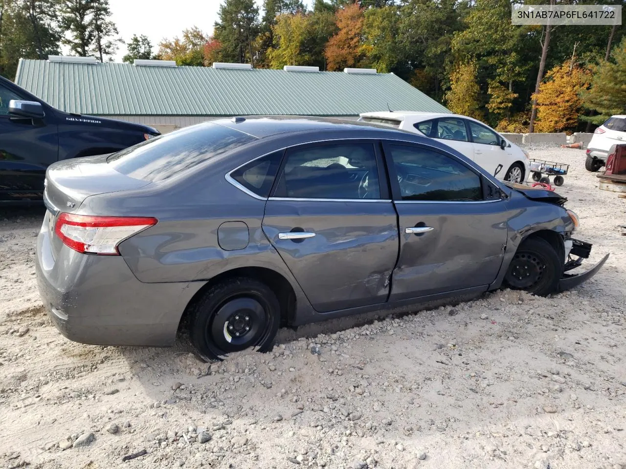 2015 Nissan Sentra S VIN: 3N1AB7AP6FL641722 Lot: 73411844