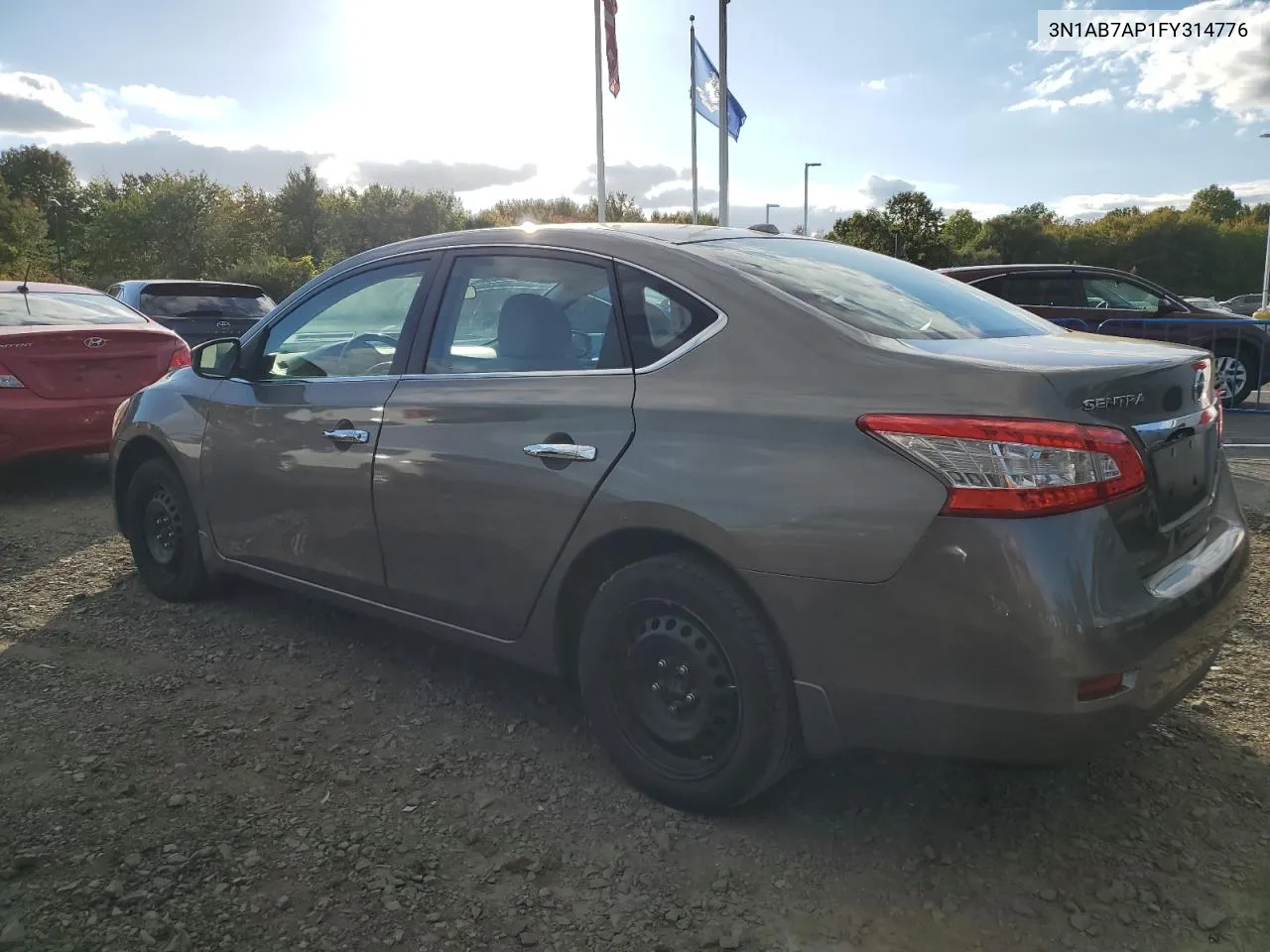 2015 Nissan Sentra S VIN: 3N1AB7AP1FY314776 Lot: 73959774