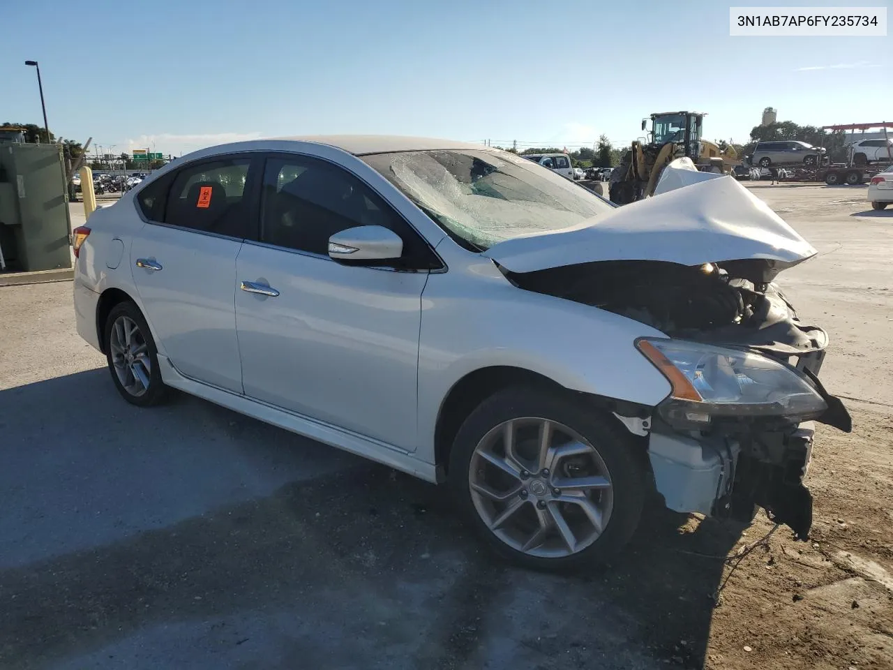 2015 Nissan Sentra S VIN: 3N1AB7AP6FY235734 Lot: 74169364