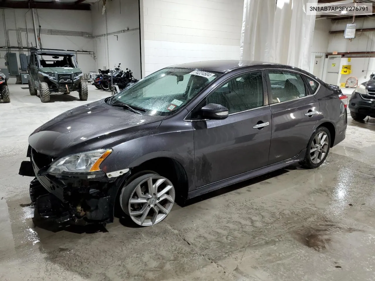 2015 Nissan Sentra S VIN: 3N1AB7AP3FY276791 Lot: 74224504