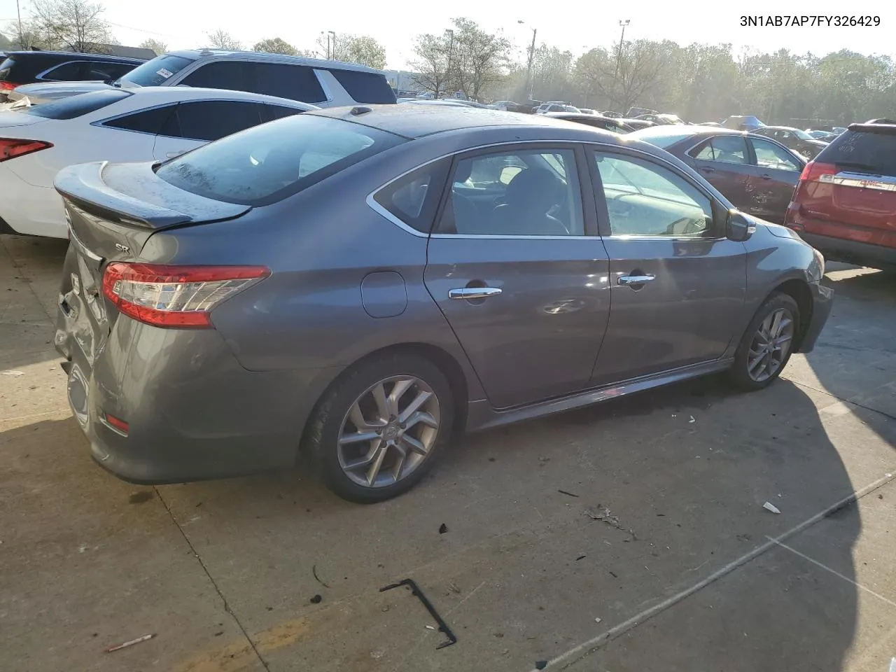 2015 Nissan Sentra S VIN: 3N1AB7AP7FY326429 Lot: 74664744