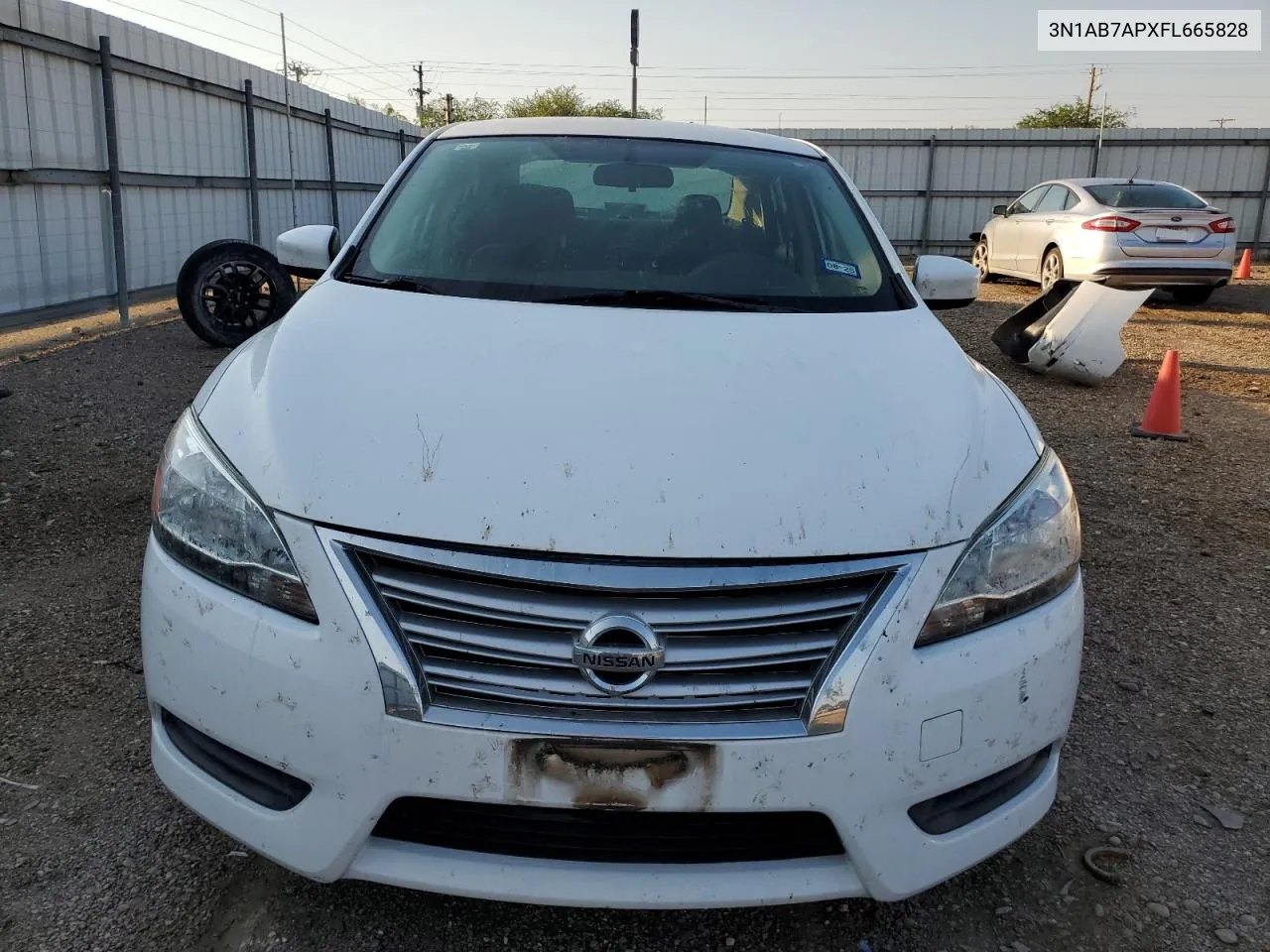 2015 Nissan Sentra S VIN: 3N1AB7APXFL665828 Lot: 75219744