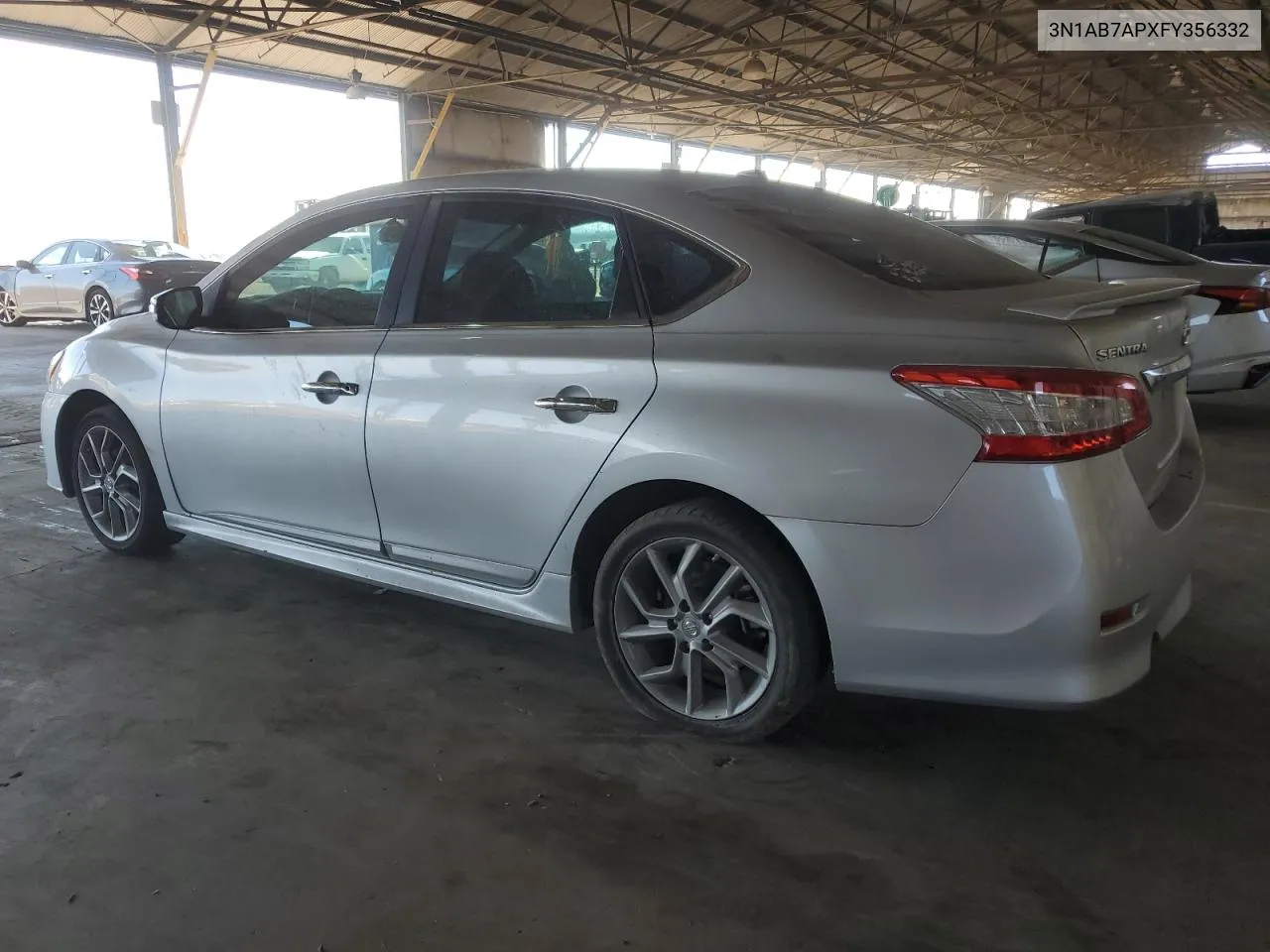 2015 Nissan Sentra S VIN: 3N1AB7APXFY356332 Lot: 75250854