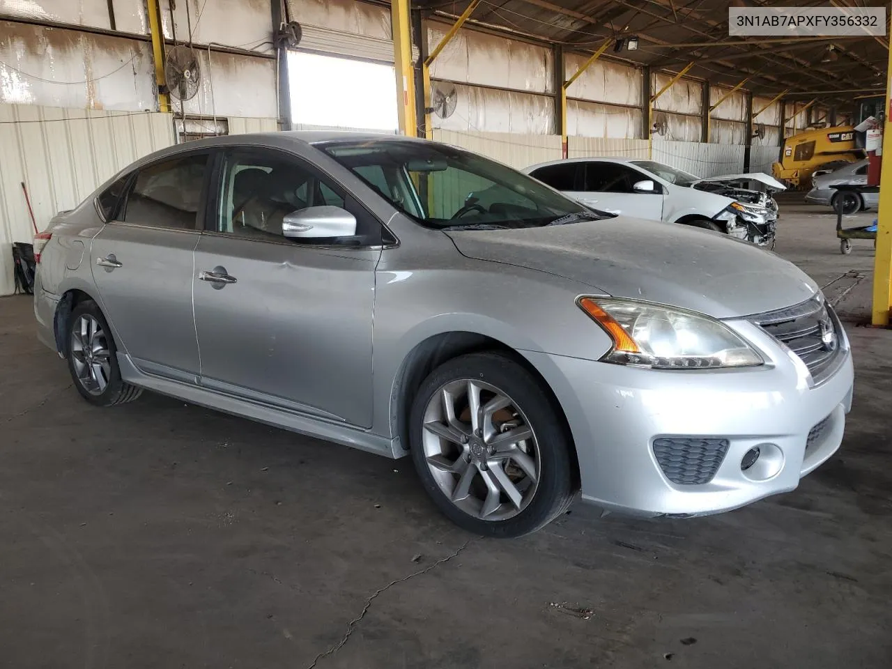 2015 Nissan Sentra S VIN: 3N1AB7APXFY356332 Lot: 75250854