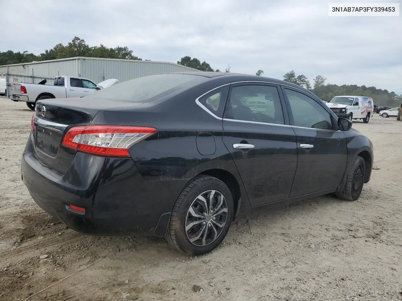 2015 Nissan Sentra S VIN: 3N1AB7AP3FY339453 Lot: 75455644