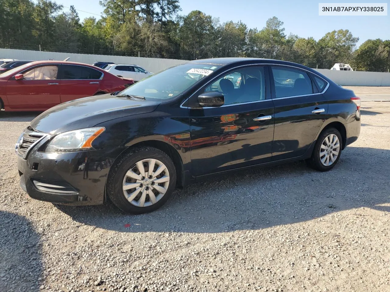 3N1AB7APXFY338025 2015 Nissan Sentra S