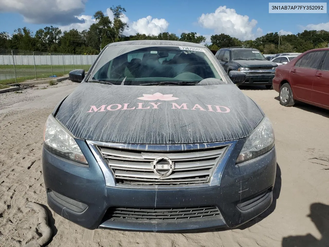 3N1AB7AP7FY352092 2015 Nissan Sentra S